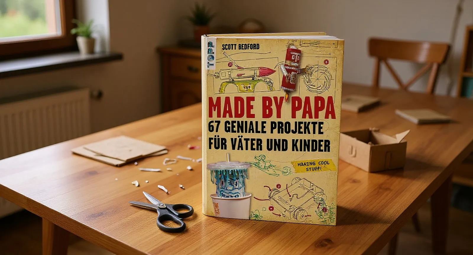 Made by Papa: 67 Projekte zum Basteln mit Kindern